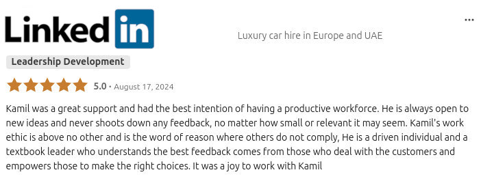 Client review 2